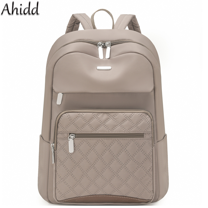 Laptop Bag Waterproof - Модный клетчатый городской рюкзак для женщин,