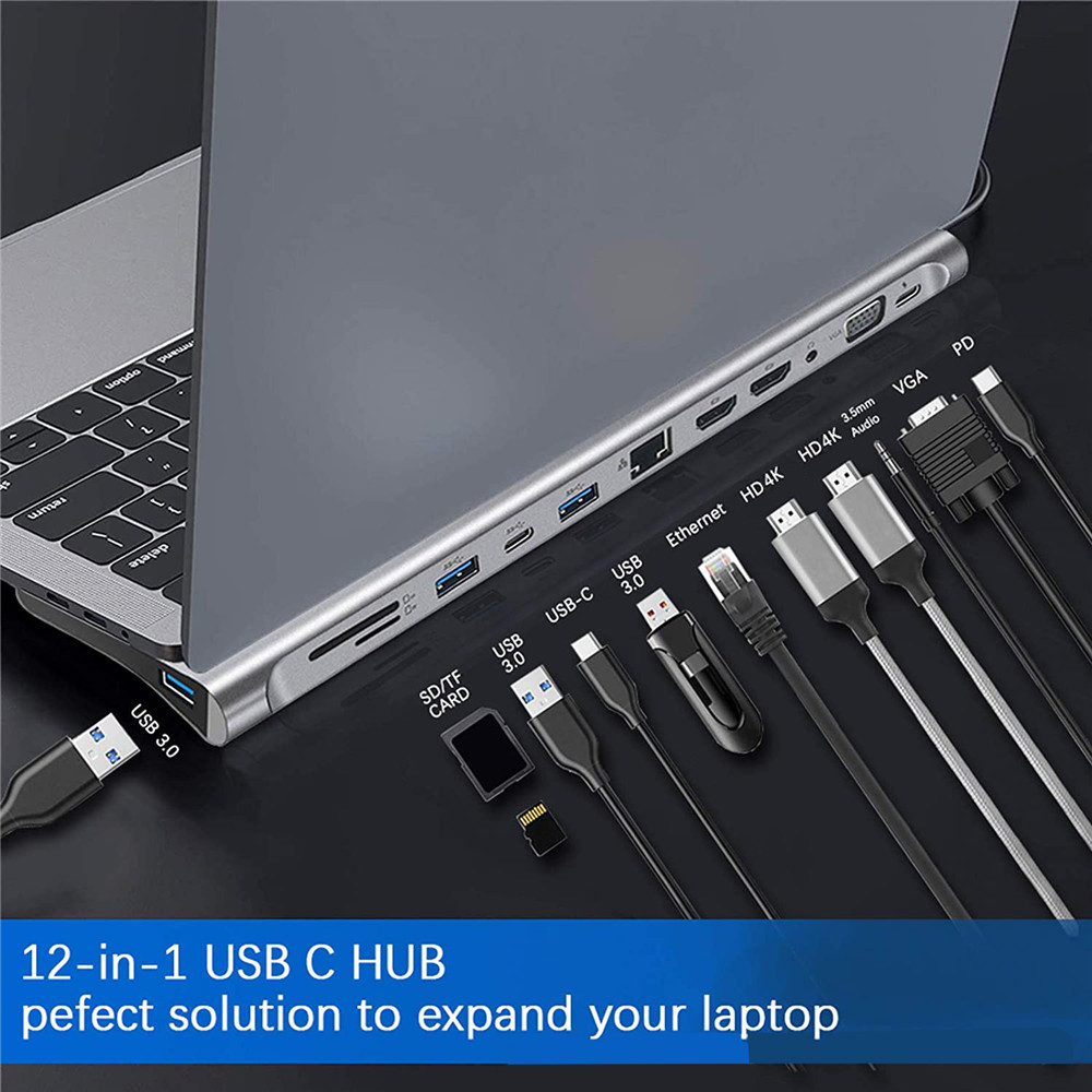 Mac Laptop Accessories - Многофункциональная док-станция MZX USB Type-C с
