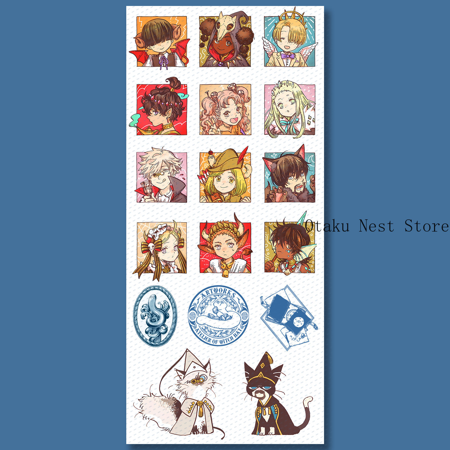 Аниме-наклейки Q-версии с перс – обзор и цена Laptop Accessories Stickers