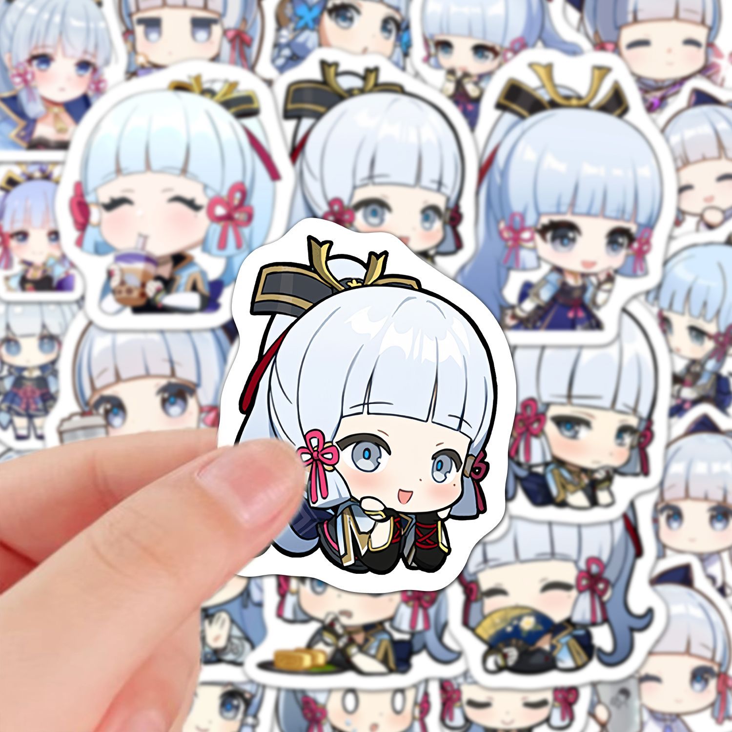 Набор наклеек Kamisato Ayaka ( – обзор и цена Laptop Accessories Stickers