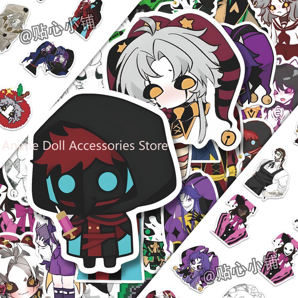 Набор из 73 аниме-стикеров «Ци – обзор и цена Laptop Accessories Stickers