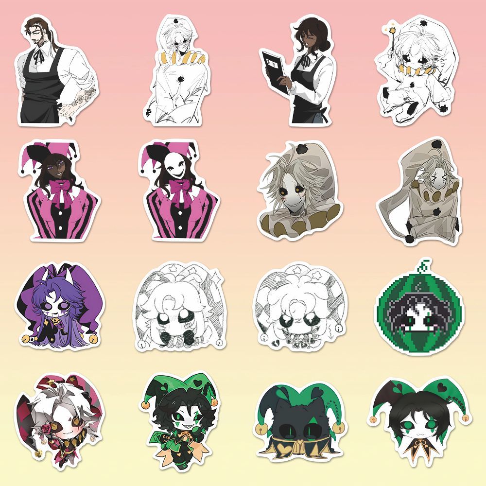 Набор из 73 аниме-стикеров «Ци – обзор и цена Laptop Accessories Stickers