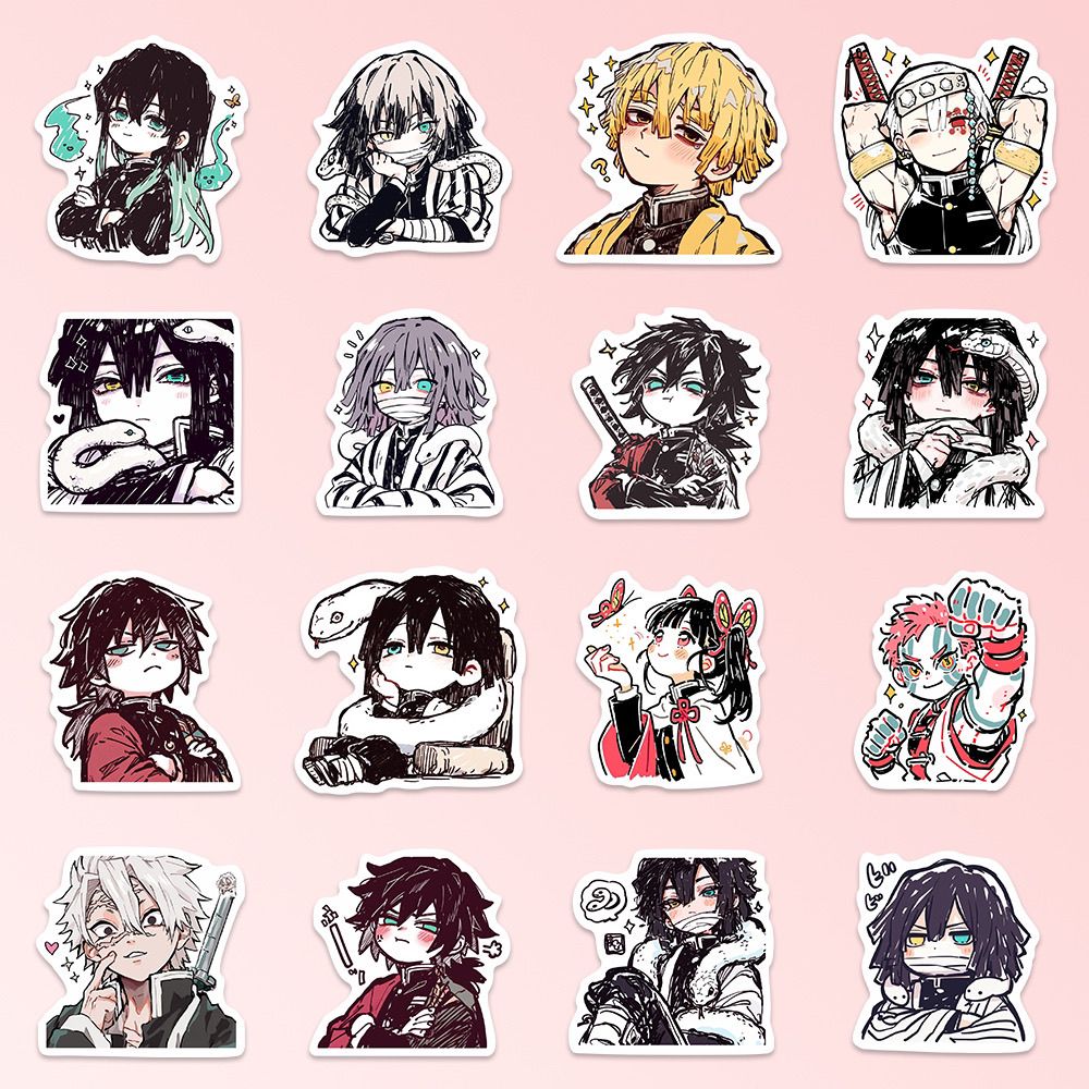 55 шт. Demon Slayer Kamado Tan – обзор и цена Laptop Accessories Stickers