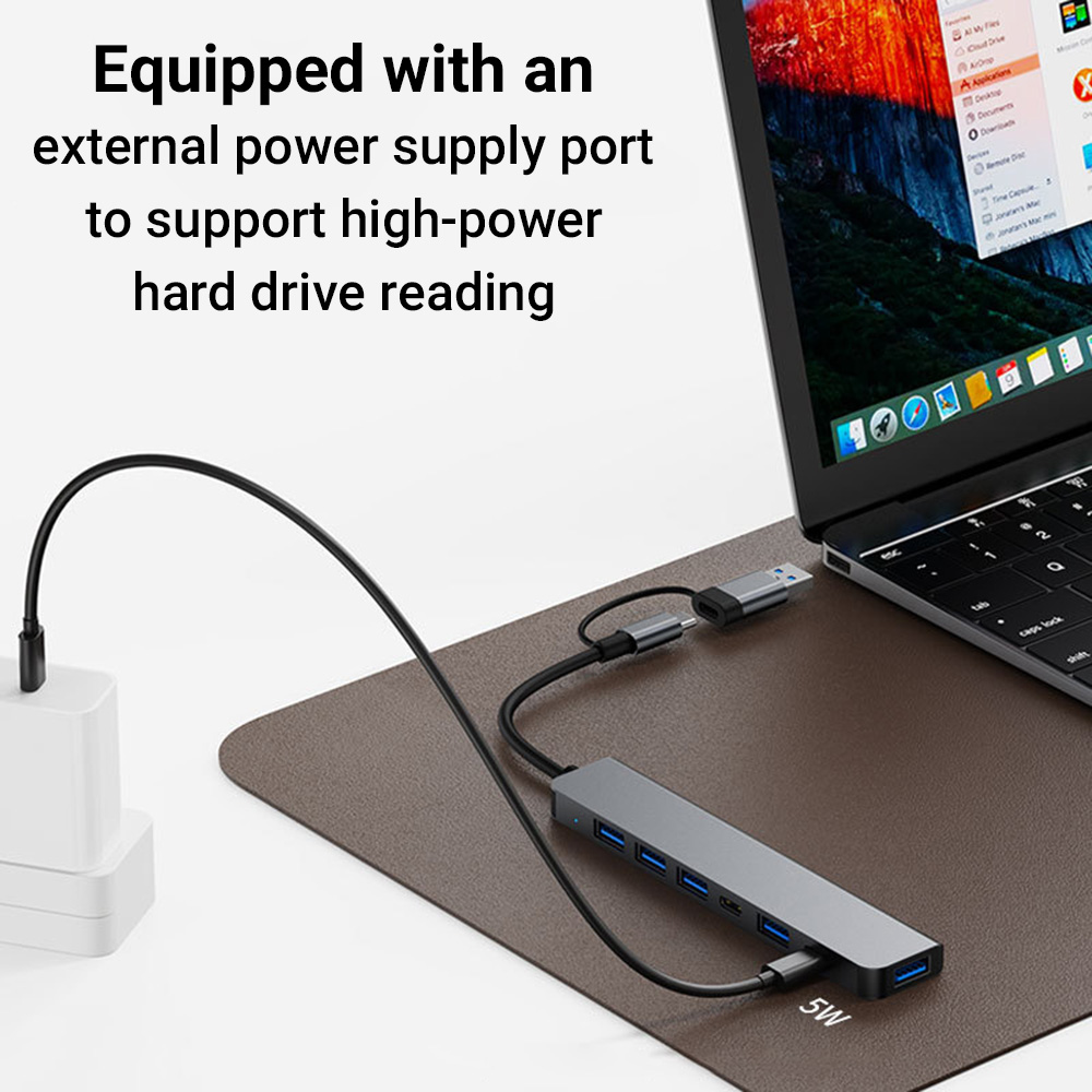 Многофункциональный USB-хаб 7- – обзор и цена Laptop Accessories You Need