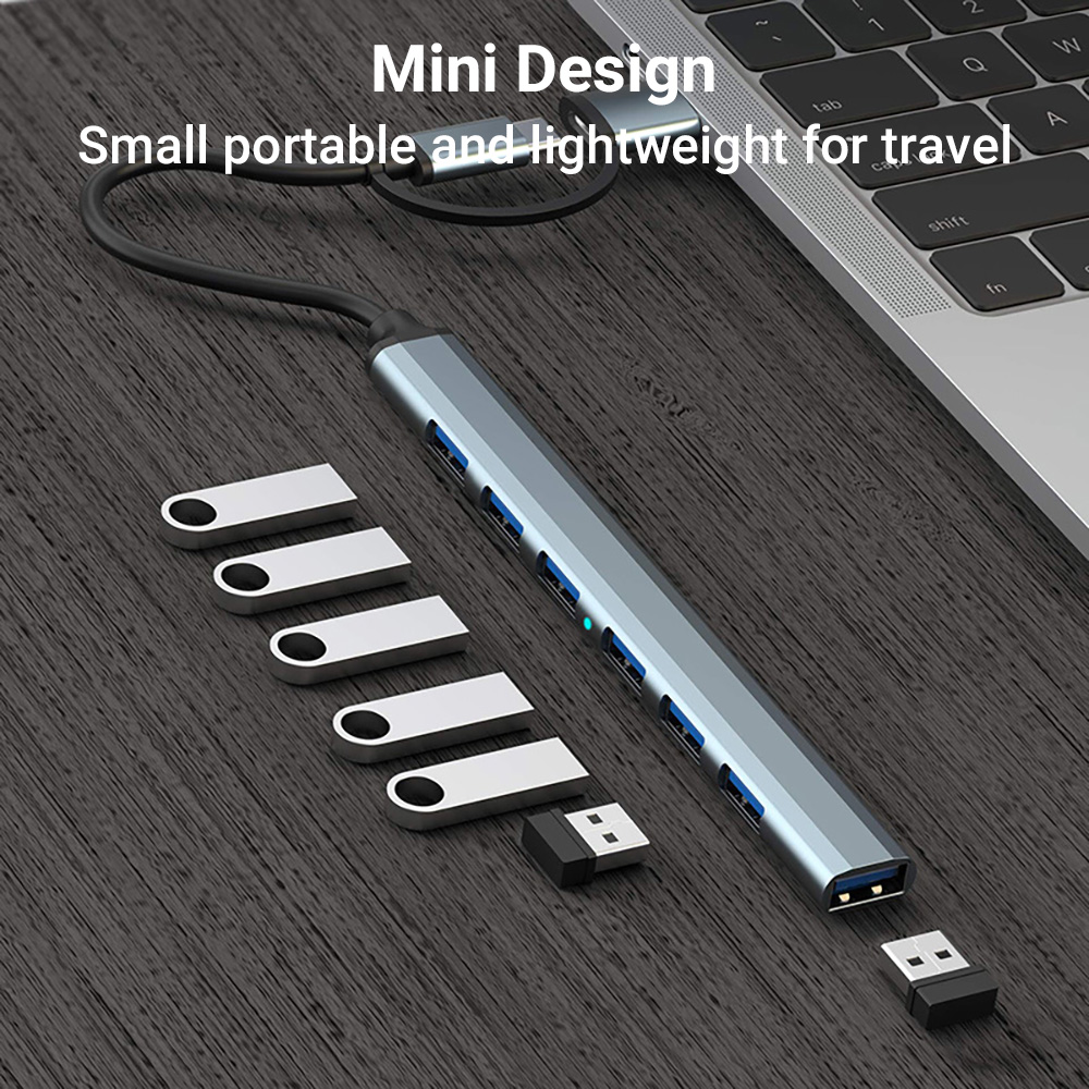 Многофункциональный USB-хаб 7- – обзор и цена Laptop Accessories You Need