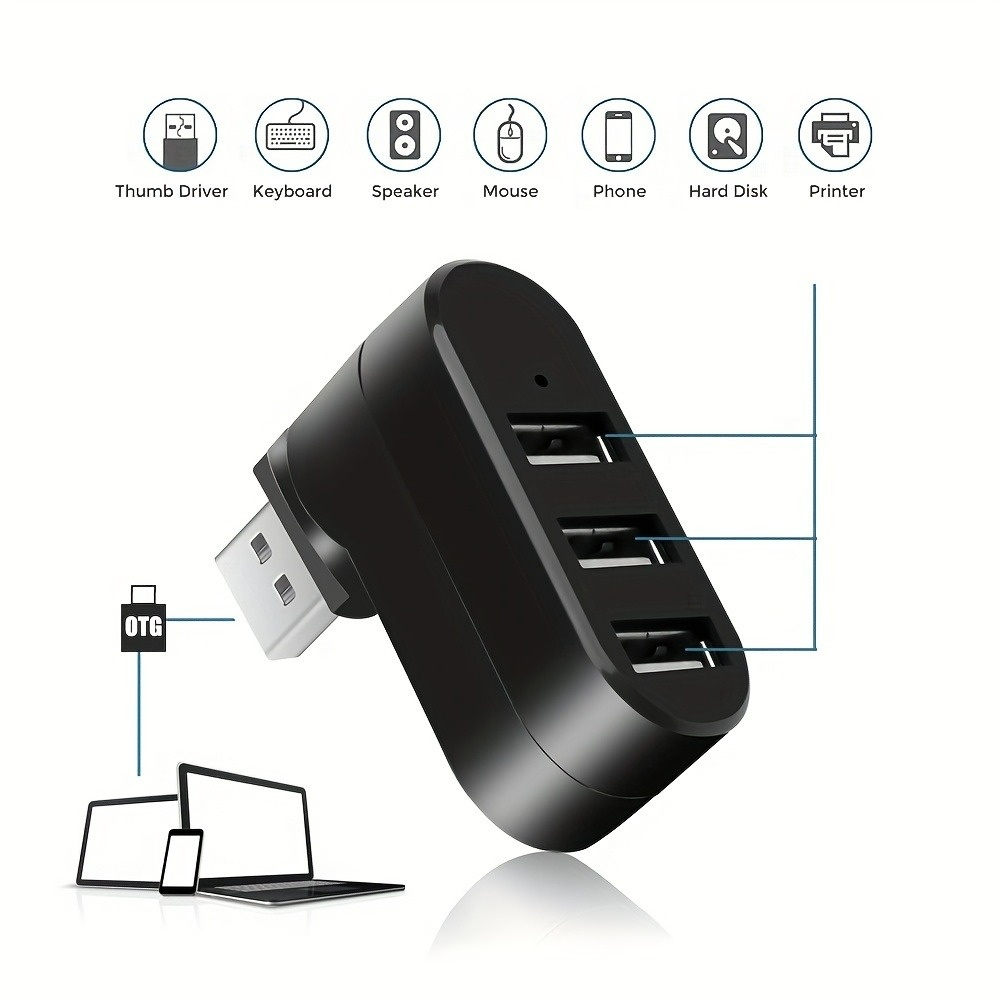 Концентратор USB 2.0 3 порта 1 – обзор и цена Mac Laptop Accessories