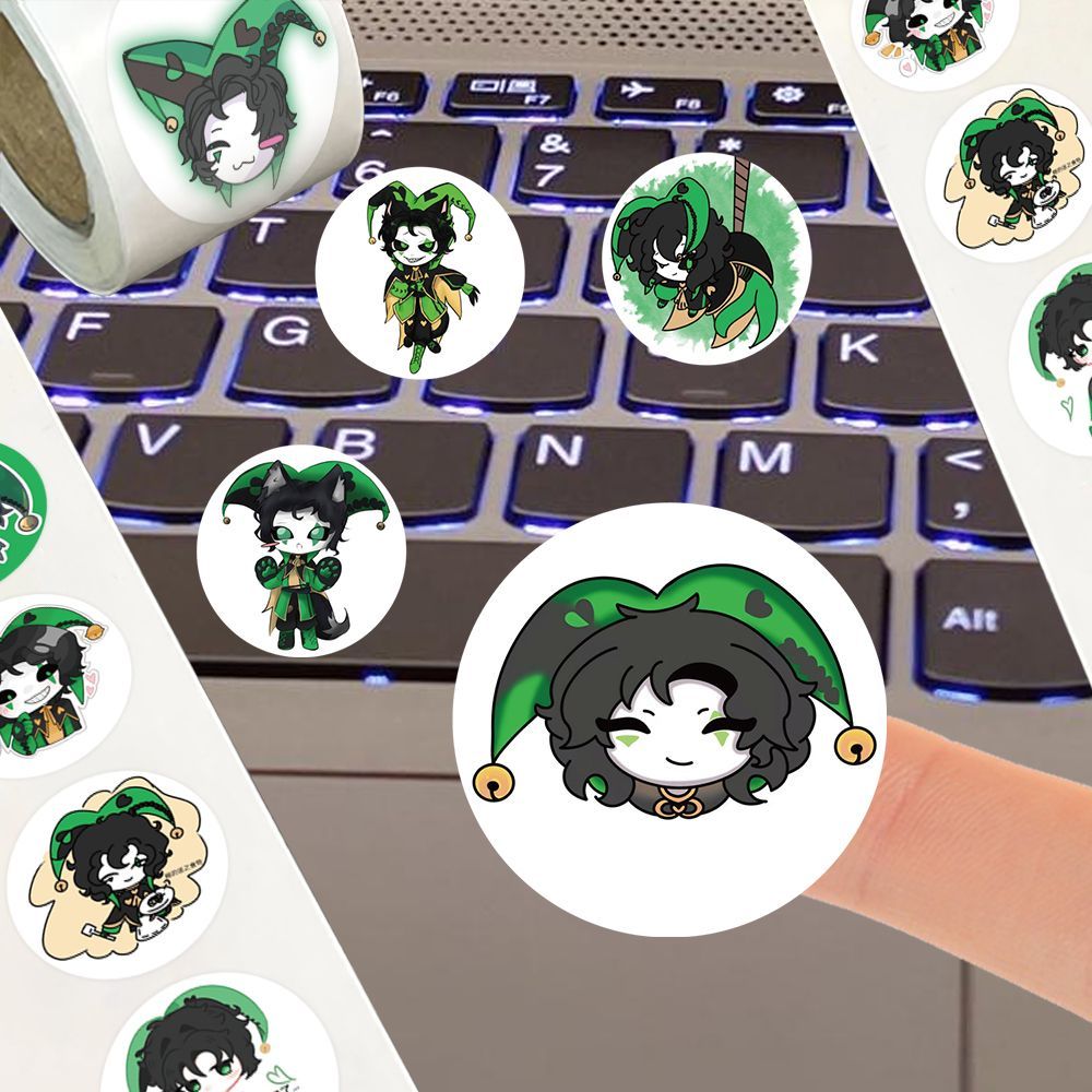 500 шт./рулон аниме The Freak  – обзор и цена Laptop Accessories Stickers
