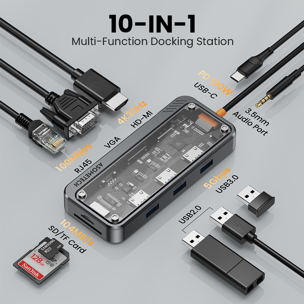 Концентратор 10 в 1 USB 3.0 ти – обзор и цена Mac Laptop Accessories