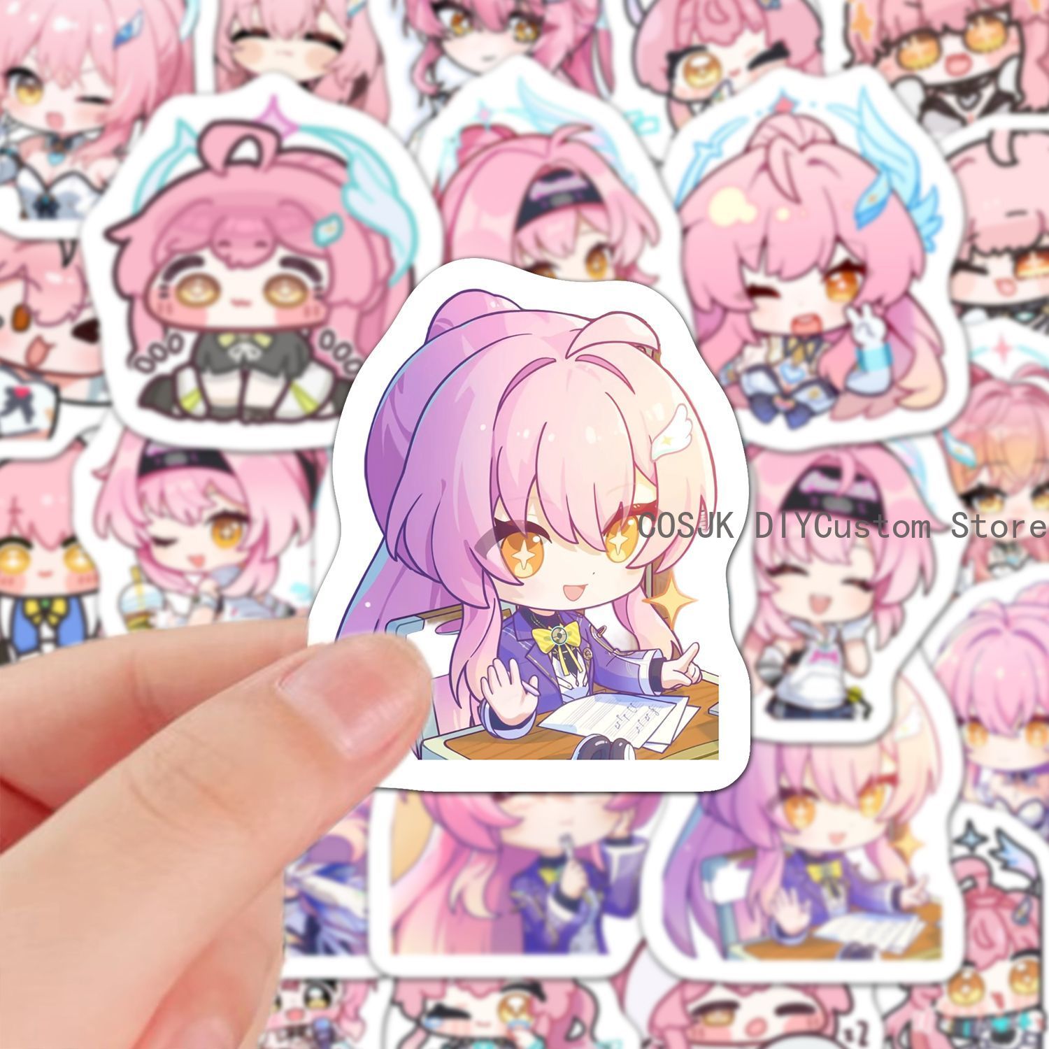 60 шт. игровые аниме-стикеры A – обзор и цена Laptop Accessories Stickers
