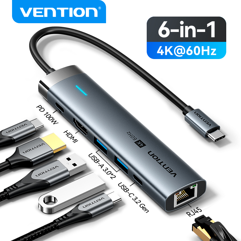 Vention USB C HUB Type C to HD – обзор и цена Mac Laptop Accessories